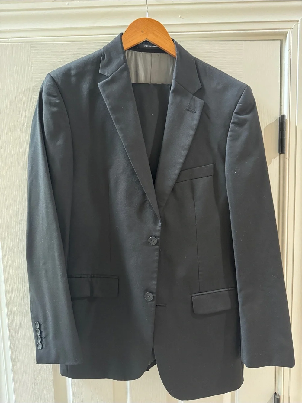 Kenneth Cole Black Two-Button Men's Blazer